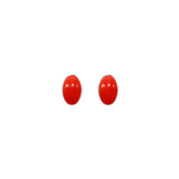 red coral earrings